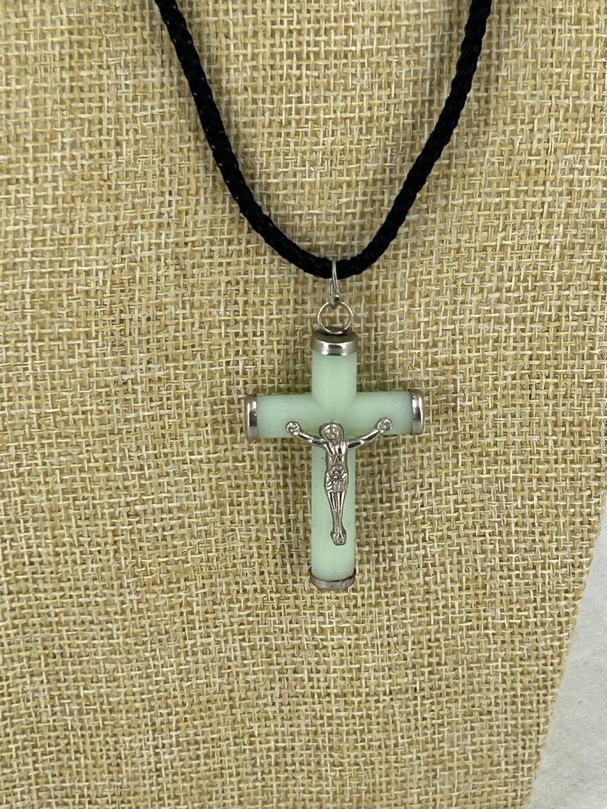 Vintage Glow in The Dark Christian Cross Crucifix