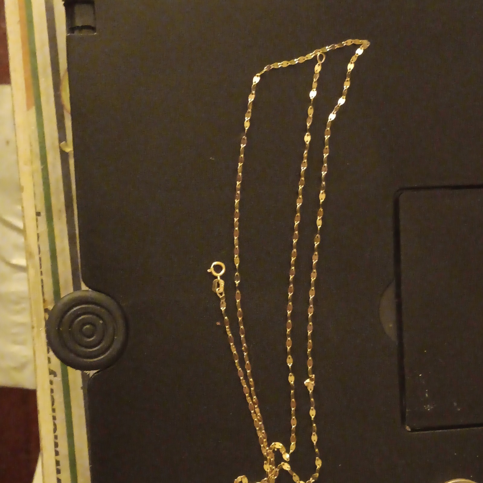 10k Solid Gold Cable Chain Necklace,, No Stone…25″,2mm