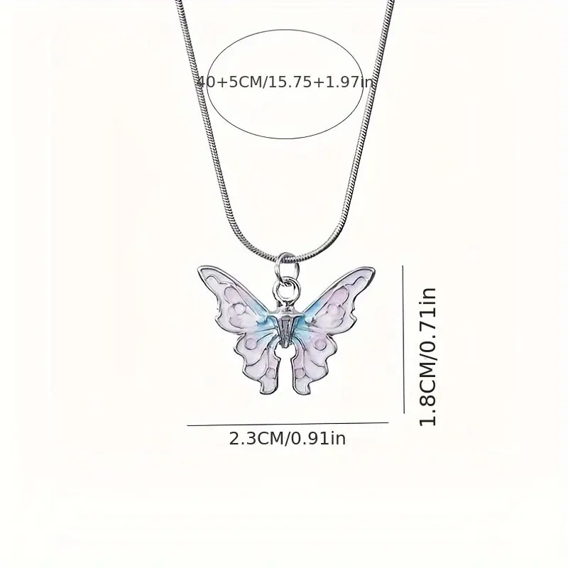 Elegant Butterfly Pendant Necklace Perfect for Daily Wear and Gifting
