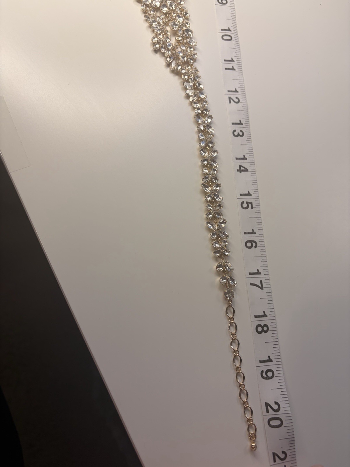 Cezanne | Floral Gold & Crystal necklace | Bridal Chic | Elegant Design | Gala