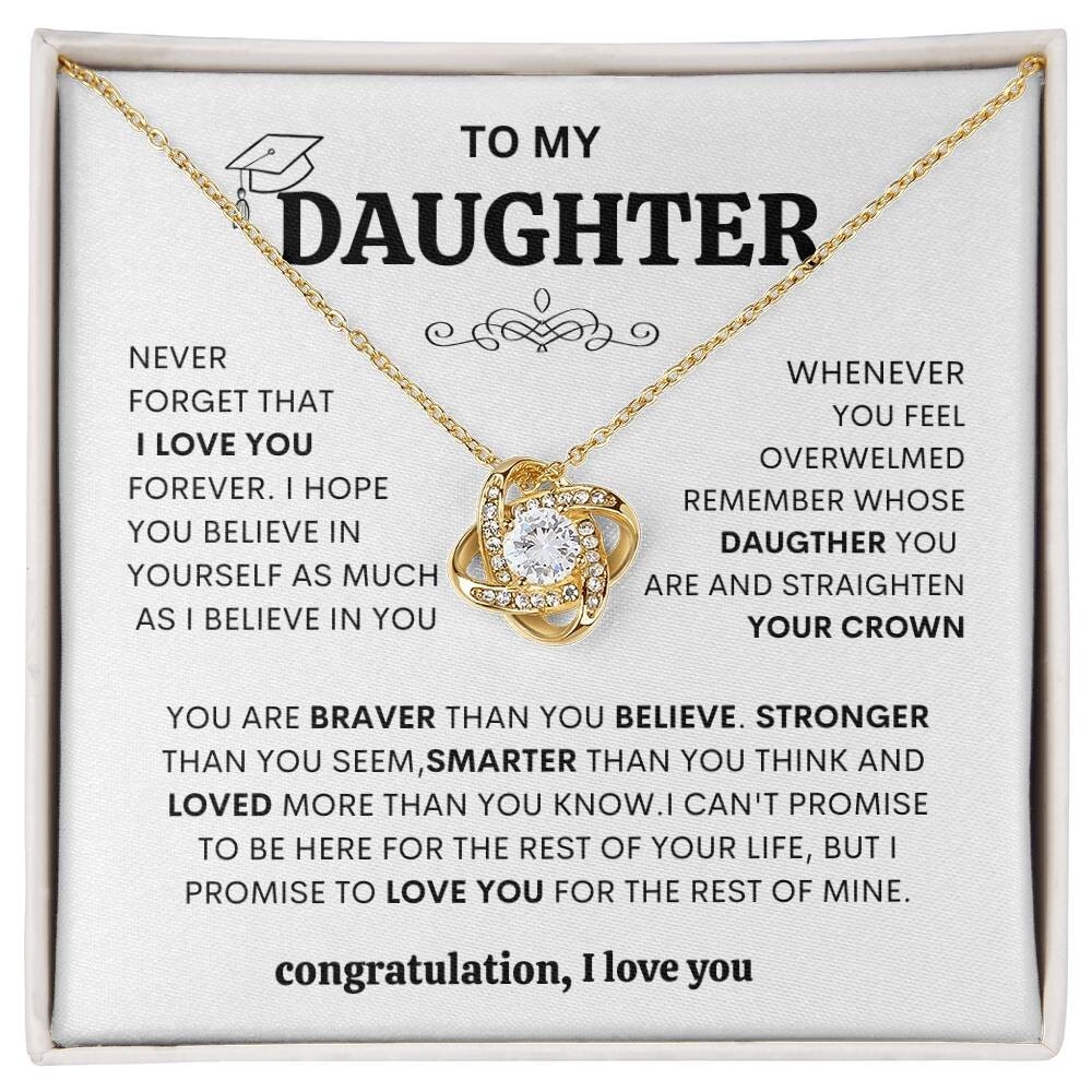 Daughter Necklace Gift for Daughter from Dad,cute Daughter Necklace gift