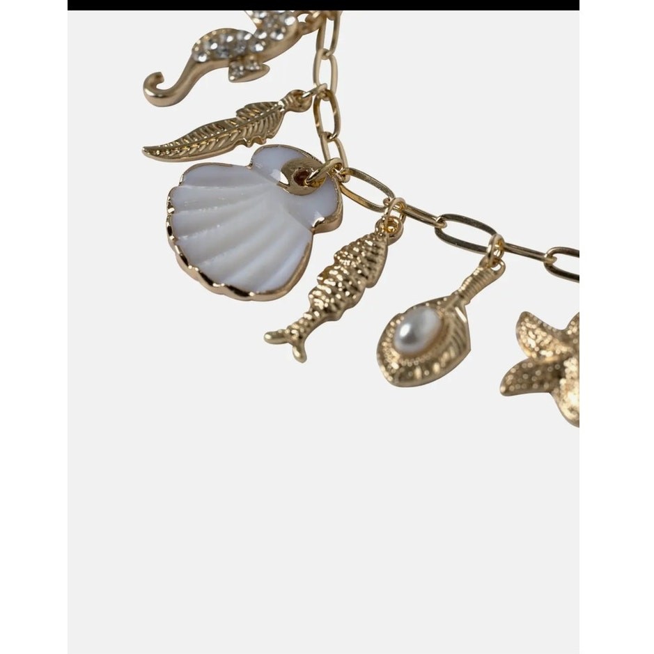Beach Mode Sunset Treasure Charm Necklace