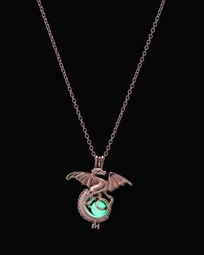 AlterImage Majestic Medieval Dragon Glow In The Dark Necklaces Set of 3 Luminous