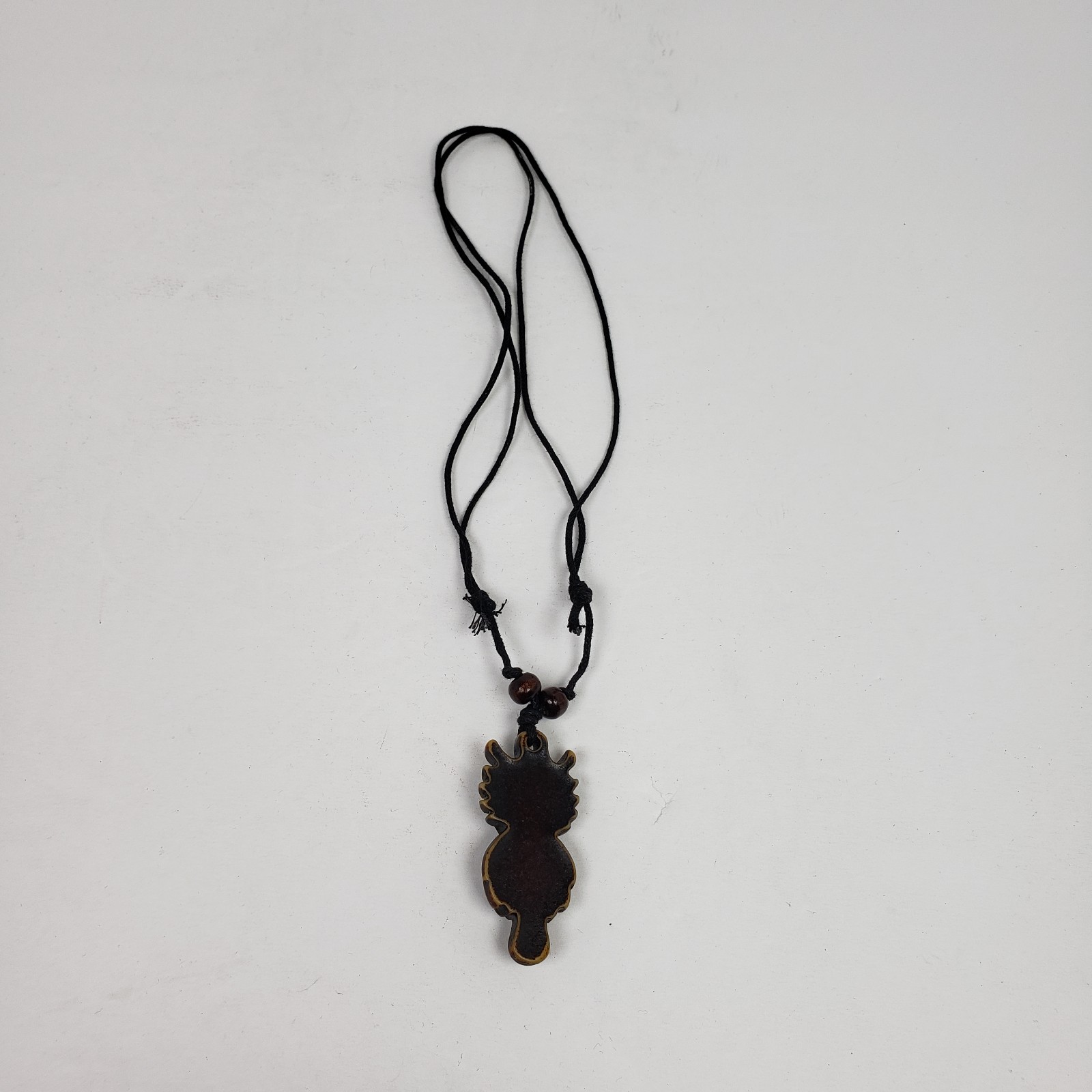Vintage Adult Fashion Brown Owl Tribal Adjustable Pendant Necklace 030