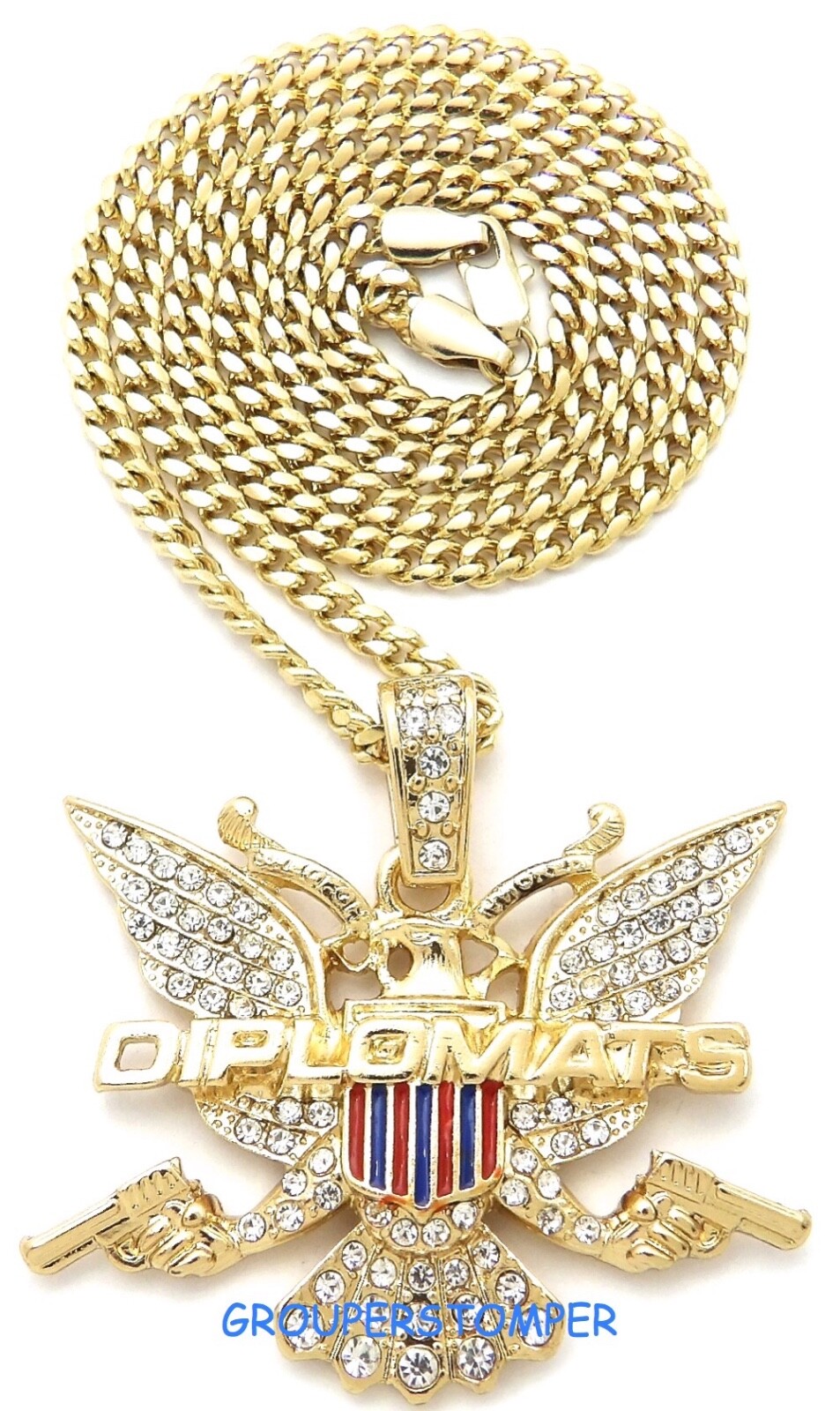Dipset New Pendant with Necklace Diplomats