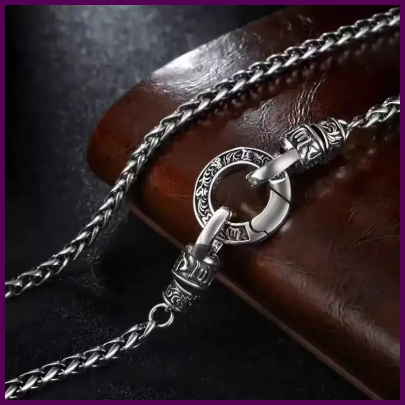 New 925 Sterling Silver Necklace Woven chain For Men Women Fashion Clavicle
