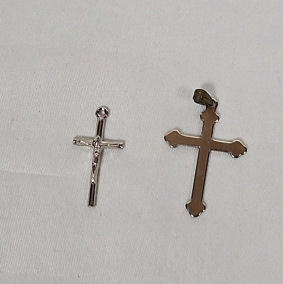 Catholic Medals 16x Lot Pendants Crosses Religious Saints Luke Joseph St Anthony