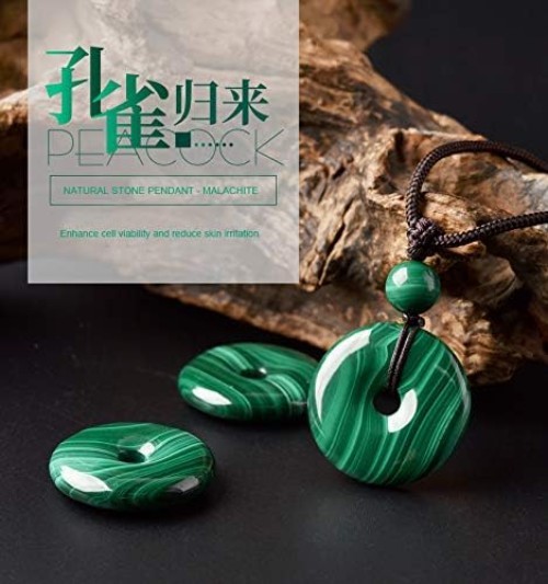Genuine Stone Pendant Gemstone Chakra Jewelry Healing Crystal Necklace Adjust…