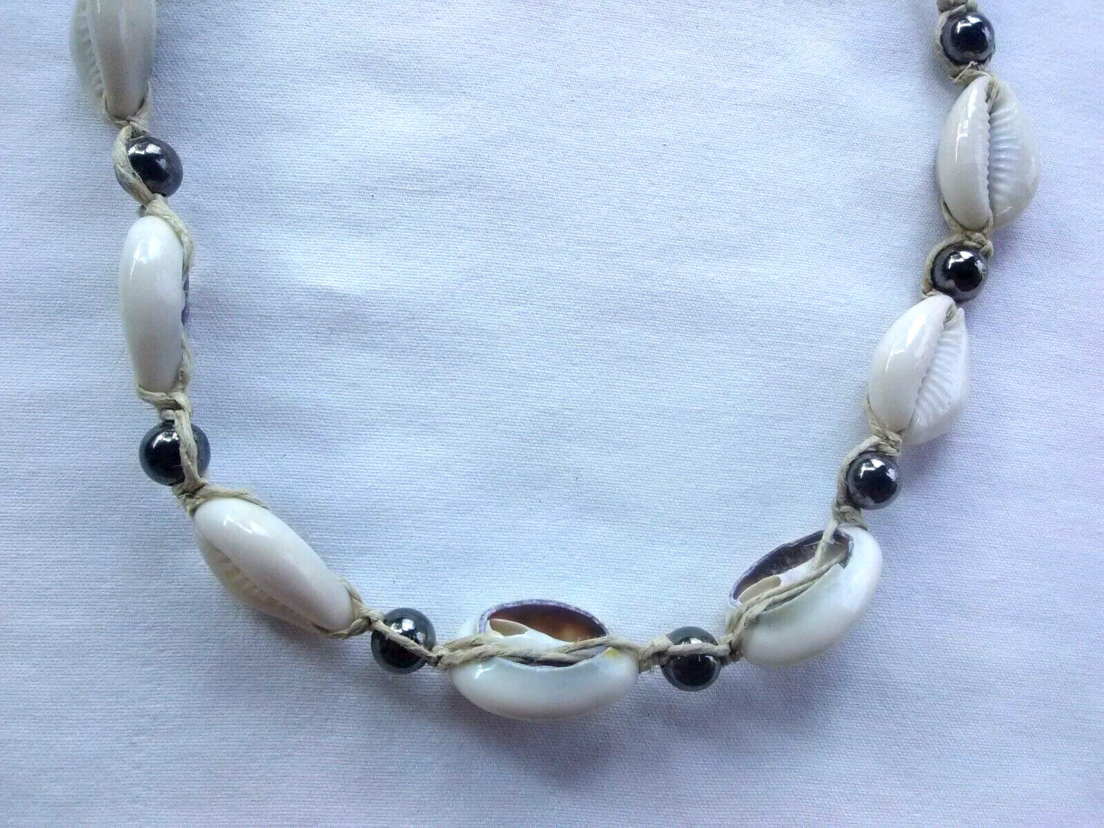 Surfer Cowrie Shell Ethnic Tribal Hippie Necklace Boho 18″USA Seller New