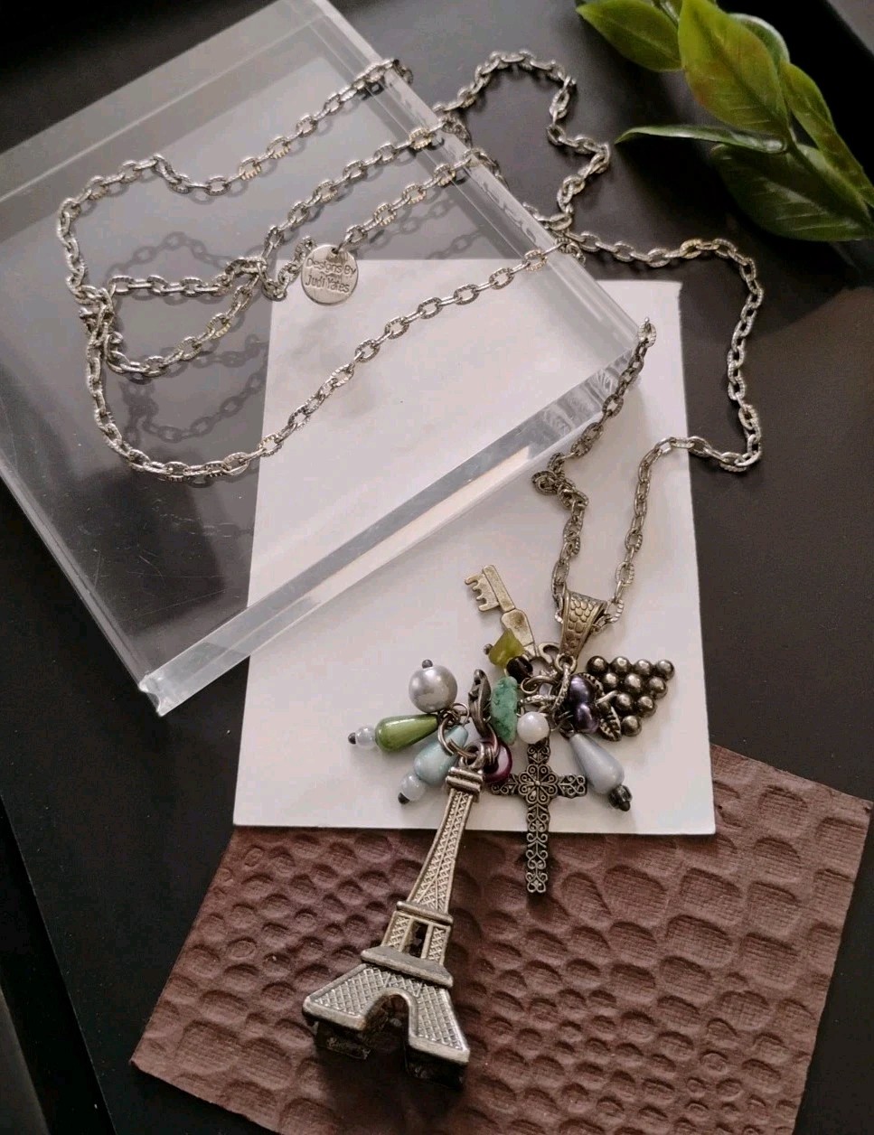 Designs by JUDI YATES France, Wine Inspired Charm/Pendant 32″ Necklace!