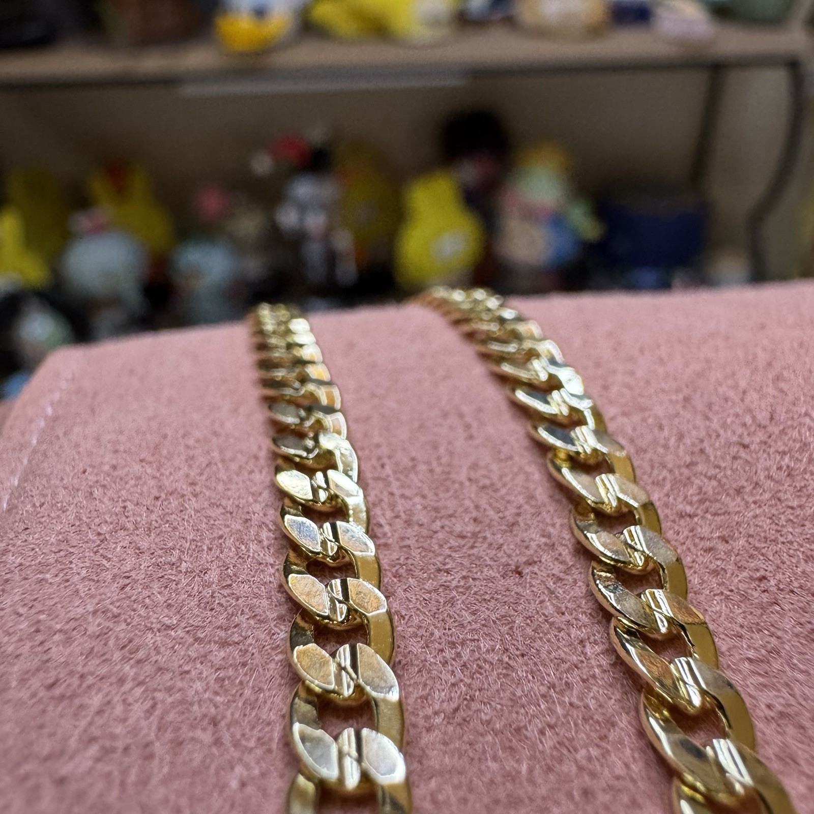 Miami Cuban Curb Link Chain Necklace 14K Gold Filled, 21.5inch, 4mm,LobsterClasp