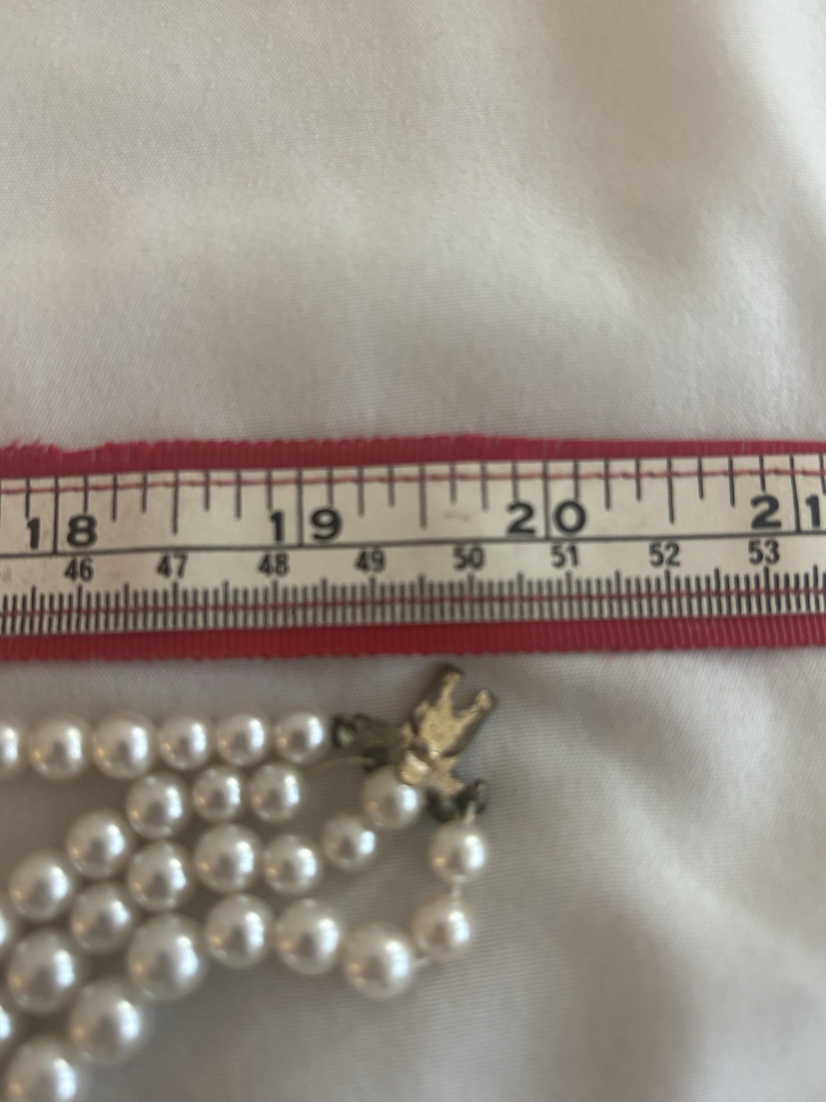 Layered Statement Beaded White Faux Pearl Necklace SO ELEGANT