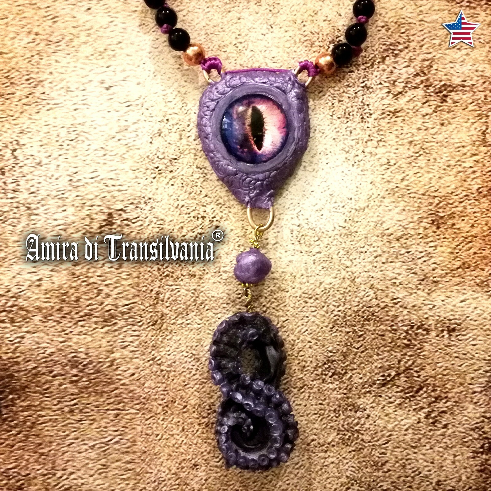 Talisman Protection Evil Eye Demon Amulets Pendant Necklace Charms Witch Jewelry