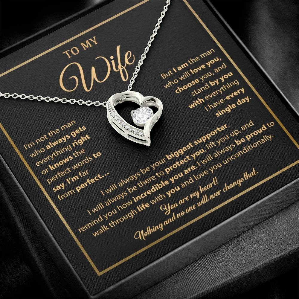 To My Wife Necklace, Gift For Wife, Anniversary Gift For Wife, Necklace For Wife