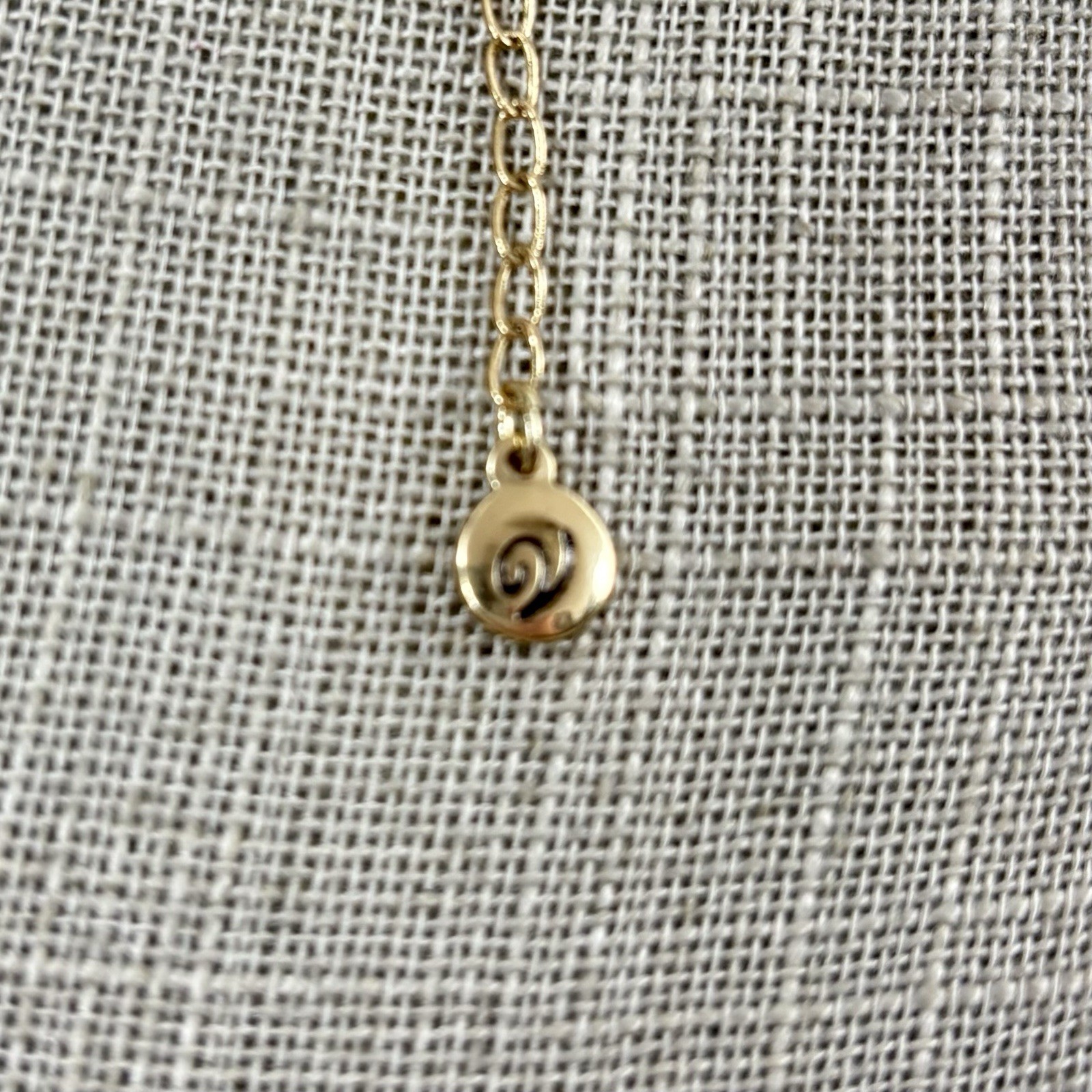 VERSONA GoldTone Teardrop Dangles Multicolor Acrylic Pendant Necklace Adjustable
