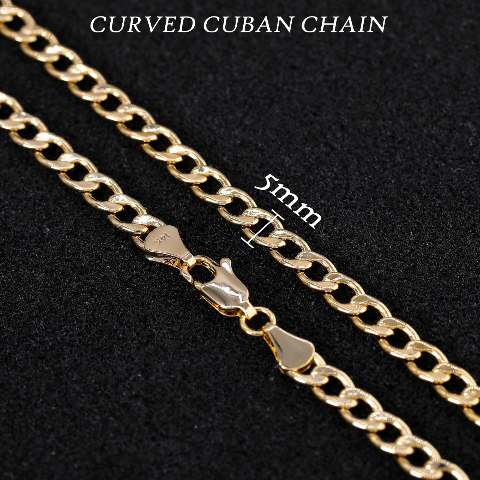 Oval Virgin Mary Charm Pendant 14k Gold Plated Brass 5mm 20″ Cuban Choker Chain