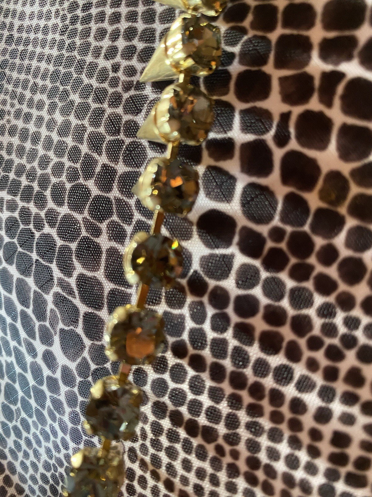 CARA NY crystal and stud necklace NWT