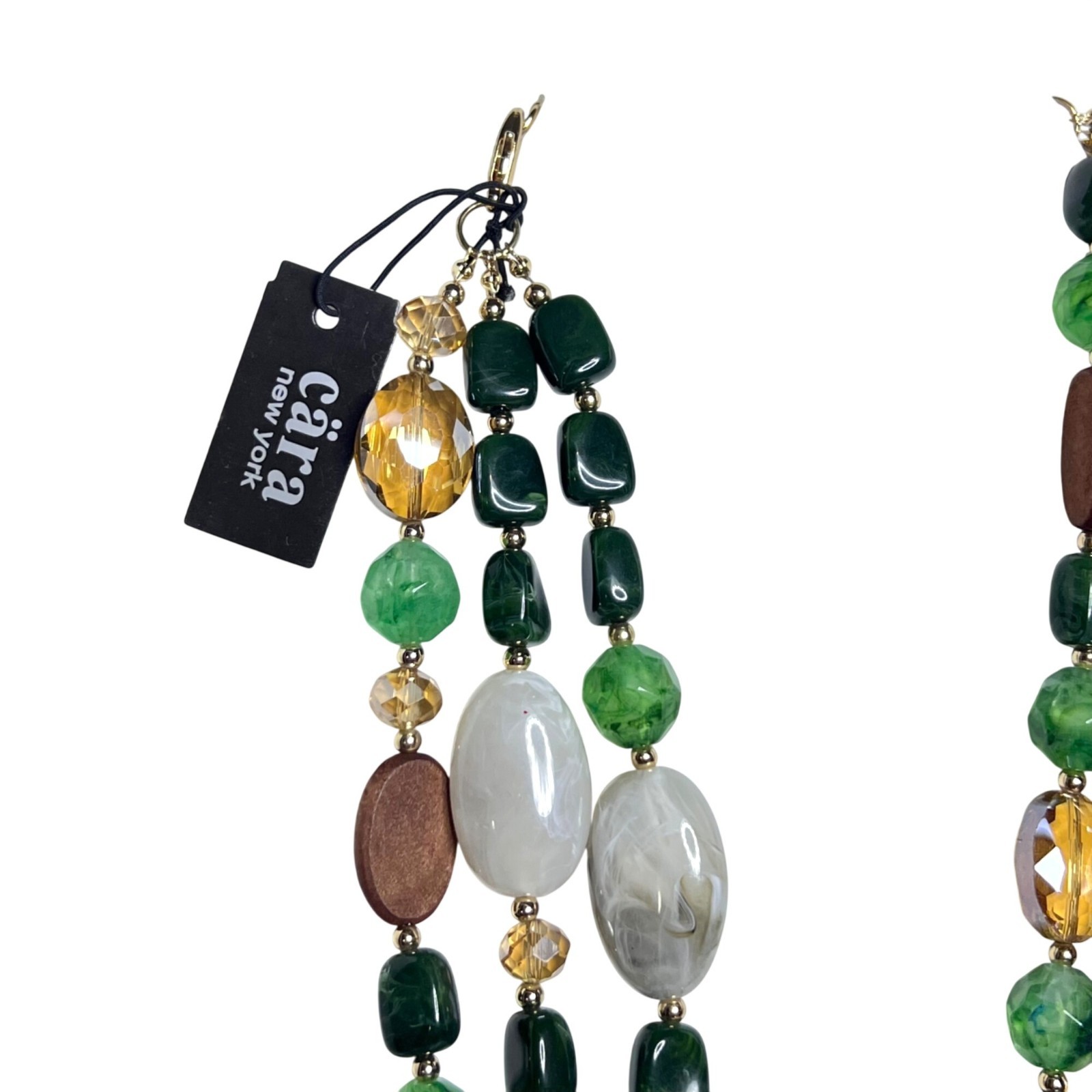 Cara New York Gold Tone Multi-Strand Beaded Necklace (6354)