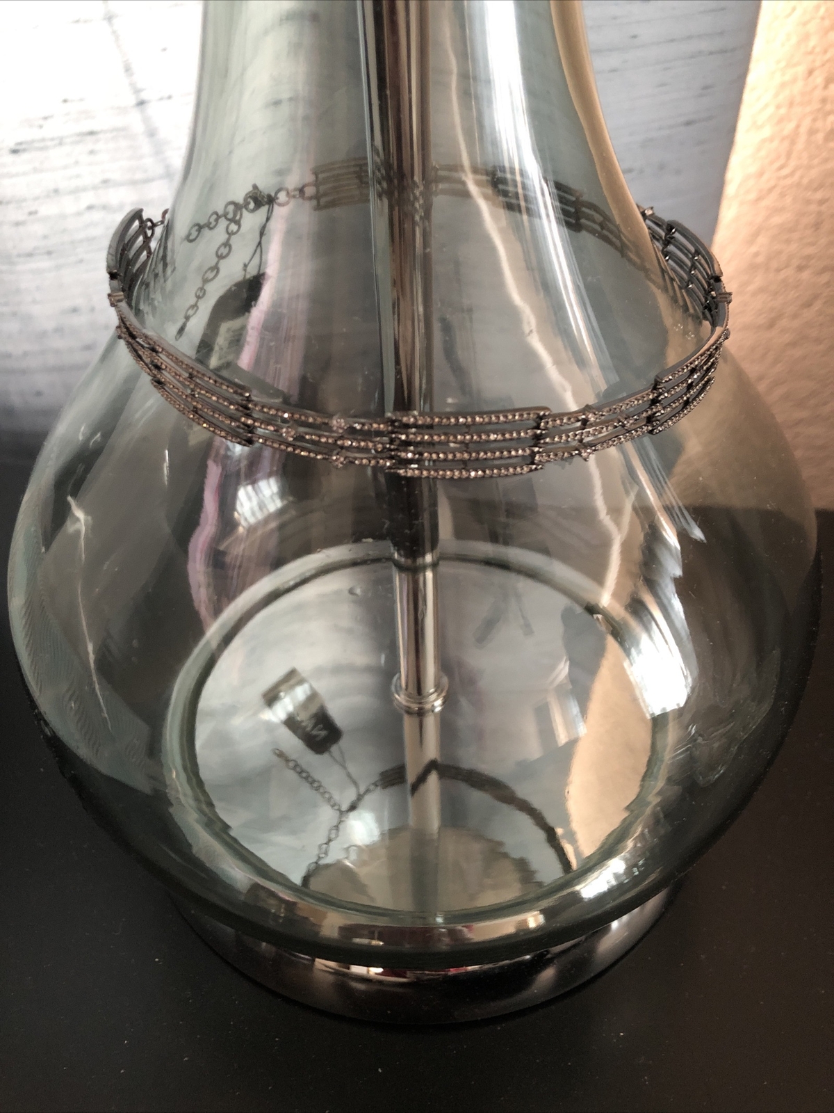 NWT NADRI CHOKER NECKLACE Rhodium Pave Cubic Zirconia ,See Description And Pics