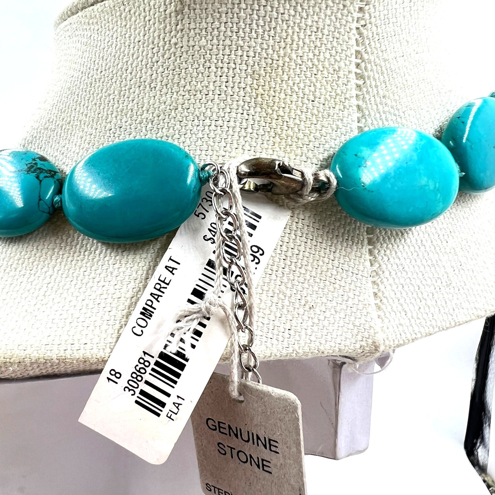SPRIG Faux Turquoise Howlite Necklace NEW Southwestern Western Country Bohemian