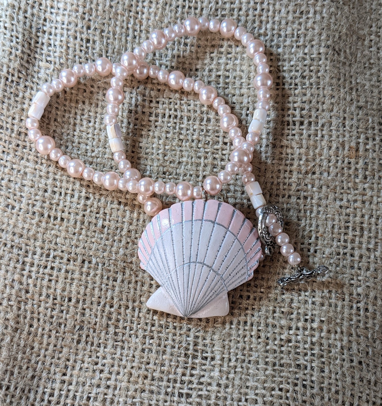 Teen Necklace Lot of 6 Star Fish Sea shell Kokopelli Beaded Jewelry