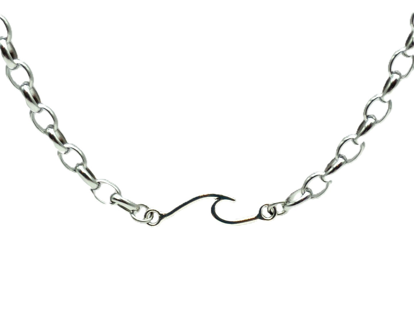 Ocean Wave Necklace | 316L Surgical Grade Stainless Steel | Surfer Jewelry