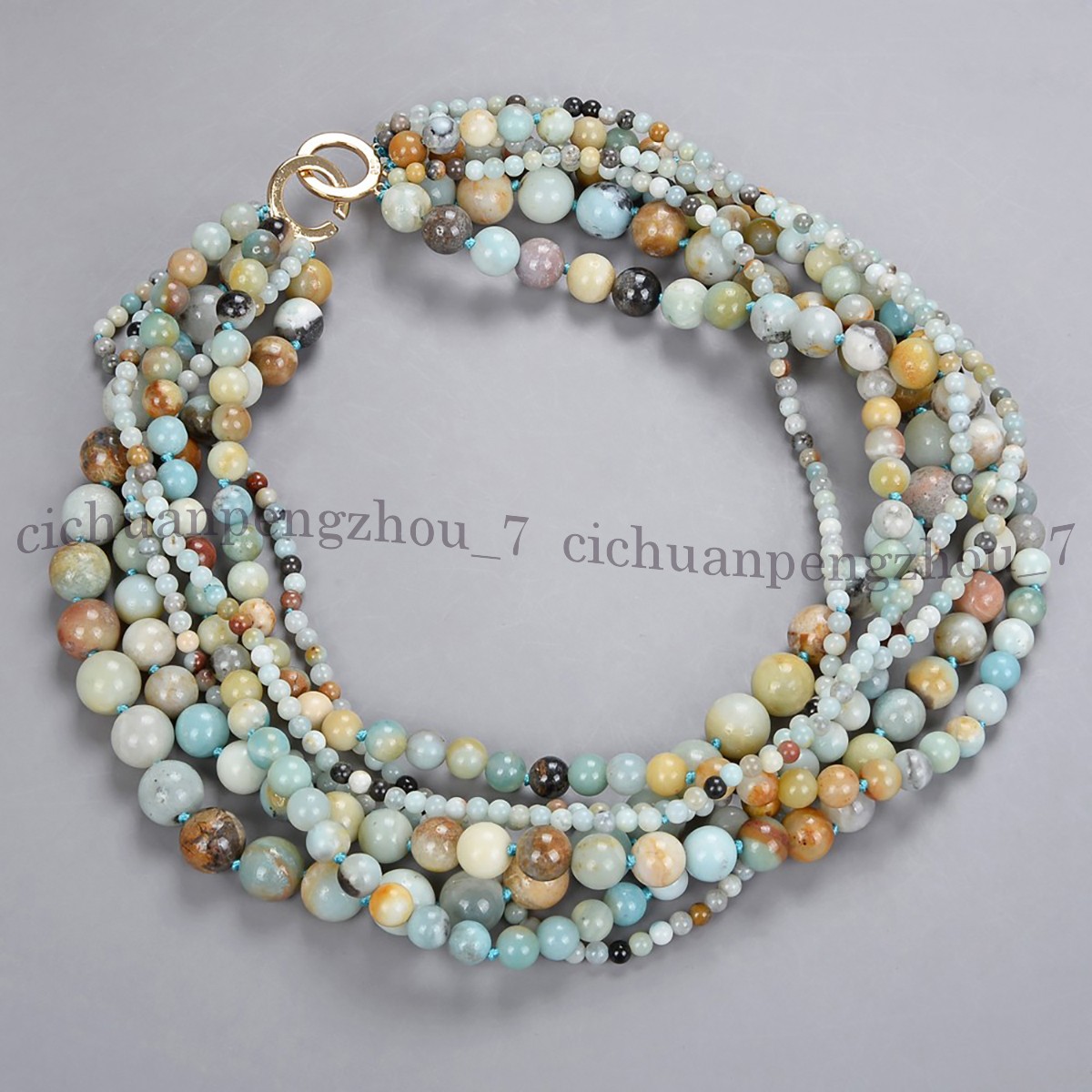 Natural 3 Rows 4x6mm Faceted Black Labradorite Rondelle Beads Necklace 17-19”