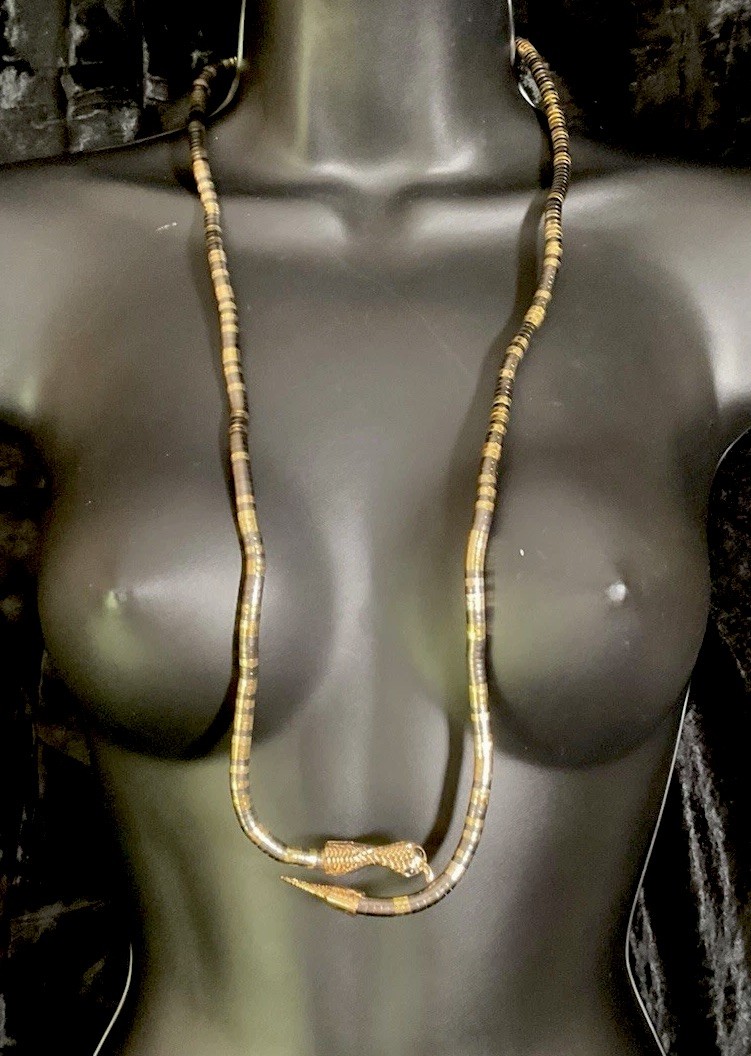 Bendable Silver, Black, Gold Snake Necklace Choker Steam Punk Posable Adjustable