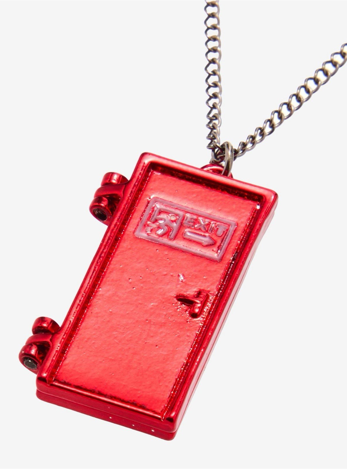 The Amazing Digital Circus Pomni Exit Door Glow-In-The-Dark Locket Necklace New
