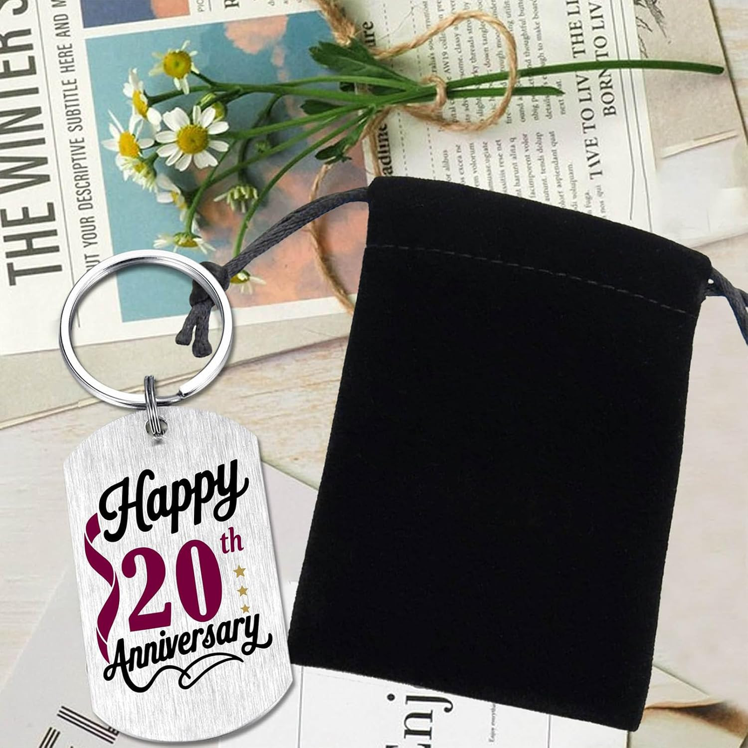 20Th Anniversary Wedding Gifts for Men Women Husband Wife, Romantic 20 Year Anni