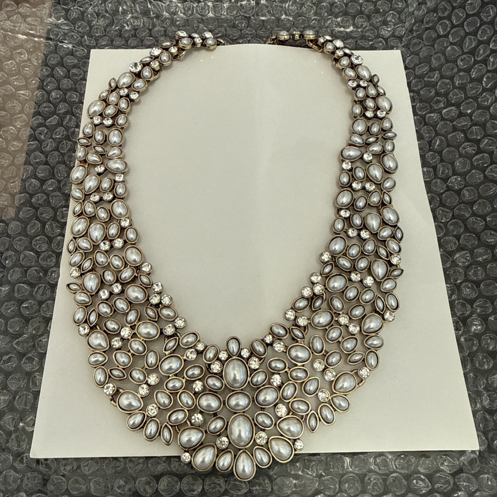Baublebar Kew Collar Bronze Tone Statement Necklace