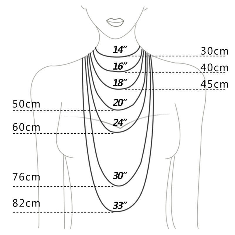 Long Rolo Chain 10-36″ 100% Pure 18k Yellow Gold Necklace For Women Genuine 18ct