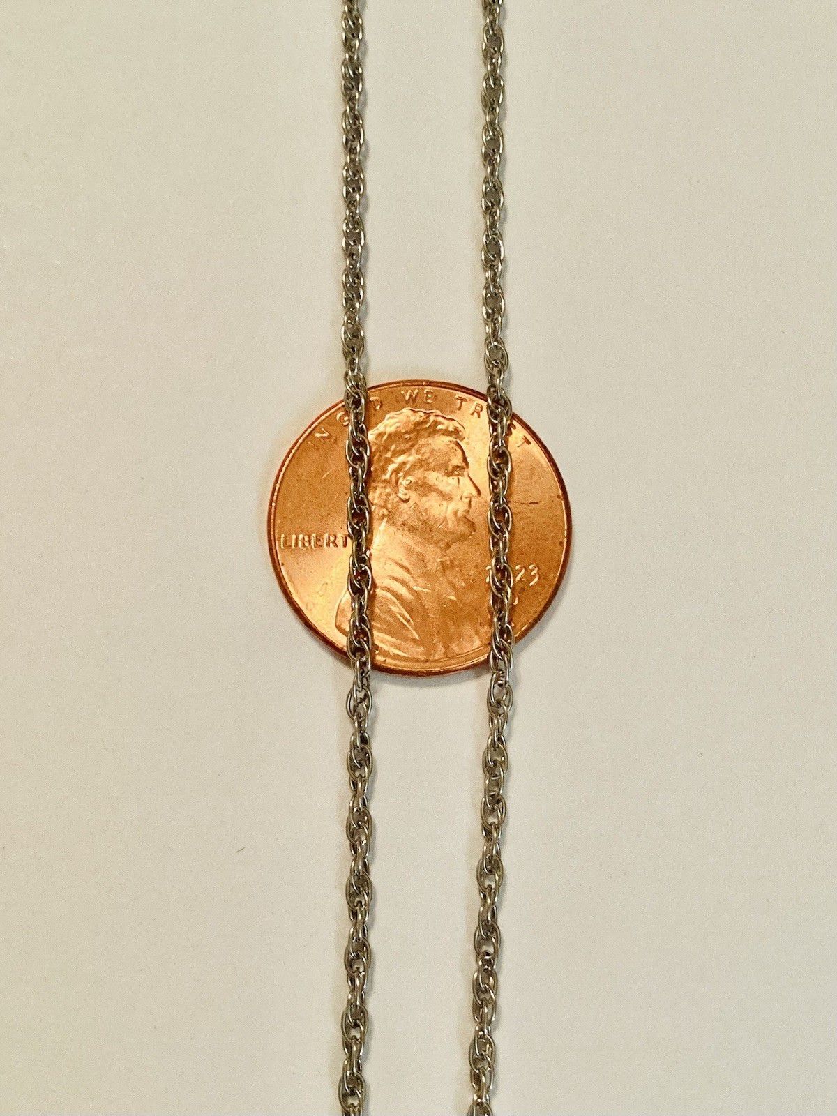 James Avery 18” Sterling Silver Light Rope Chain Necklace Excellent