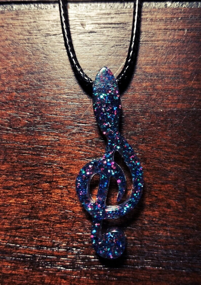 Treble Clef Necklace By Ki.La.Sa Creations