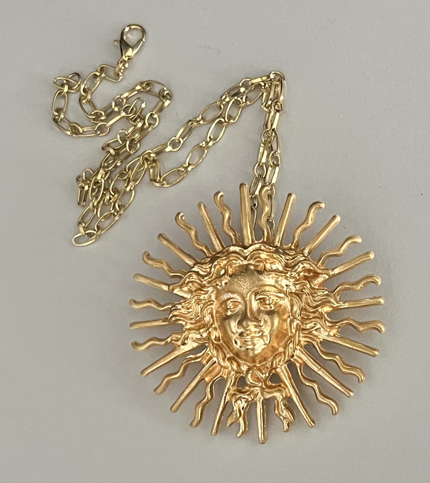 Medusa Necklace Art Nouveau Goddess Gorgon Pendant Art Nouveau Jewelry