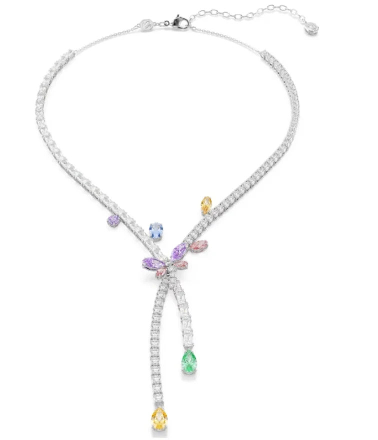Swarovski Ariana Grande x Swarovski necklace Mixed cuts, Dragonfly, Multicolored