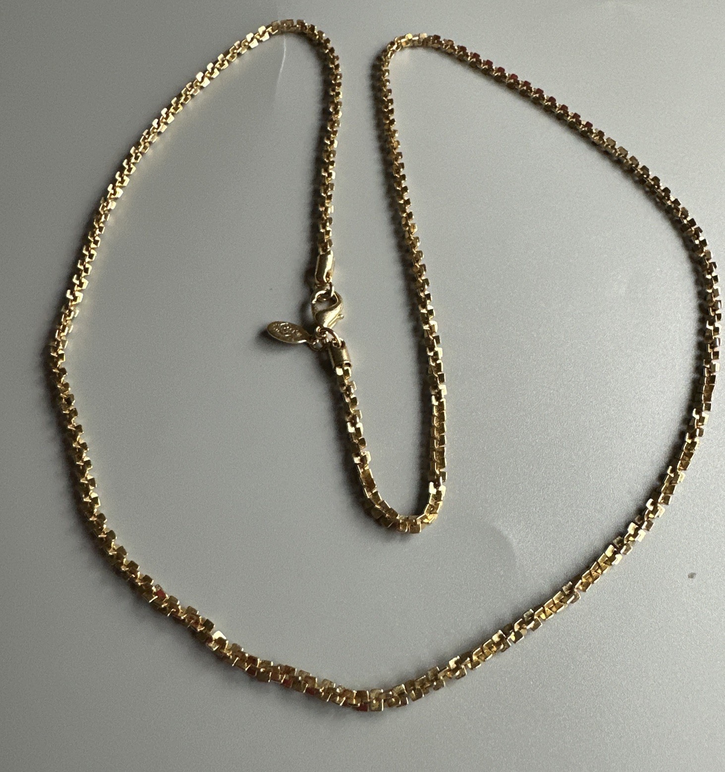 Crown PD Gold Plated Chain Necklace 30in 3.5mm