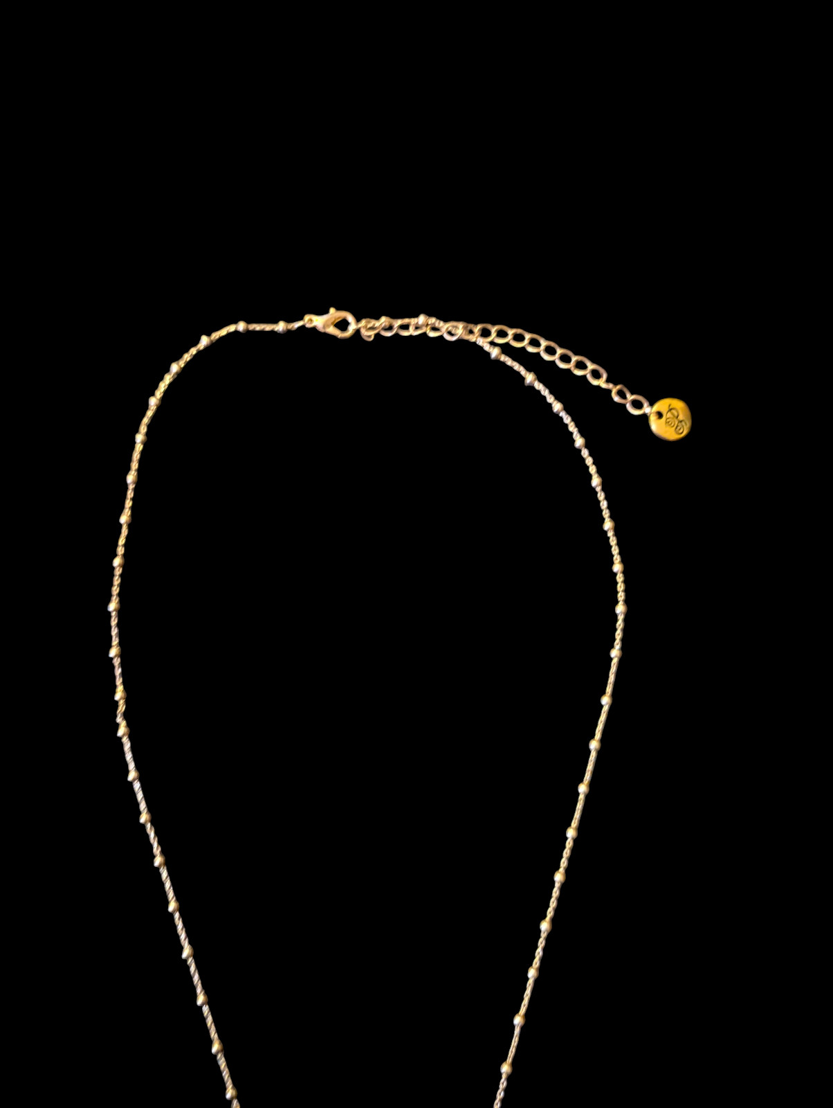 Plunder Two Tone Crescent Moon And Starts 3.75″ Pendant 26″ Chain Necklace