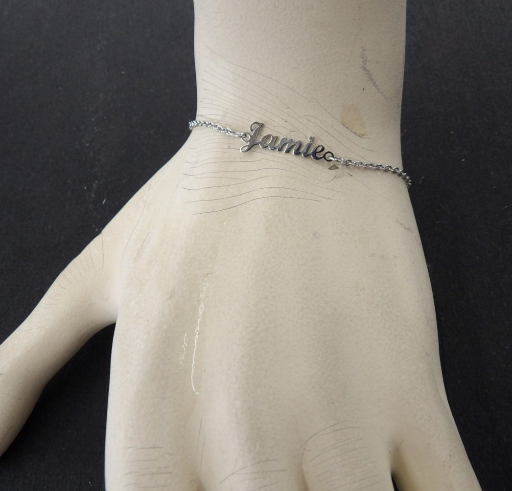 Spirit Bracelet Personalized Name Charm Nickel Free Adjustable 6.5″ to 8.5″