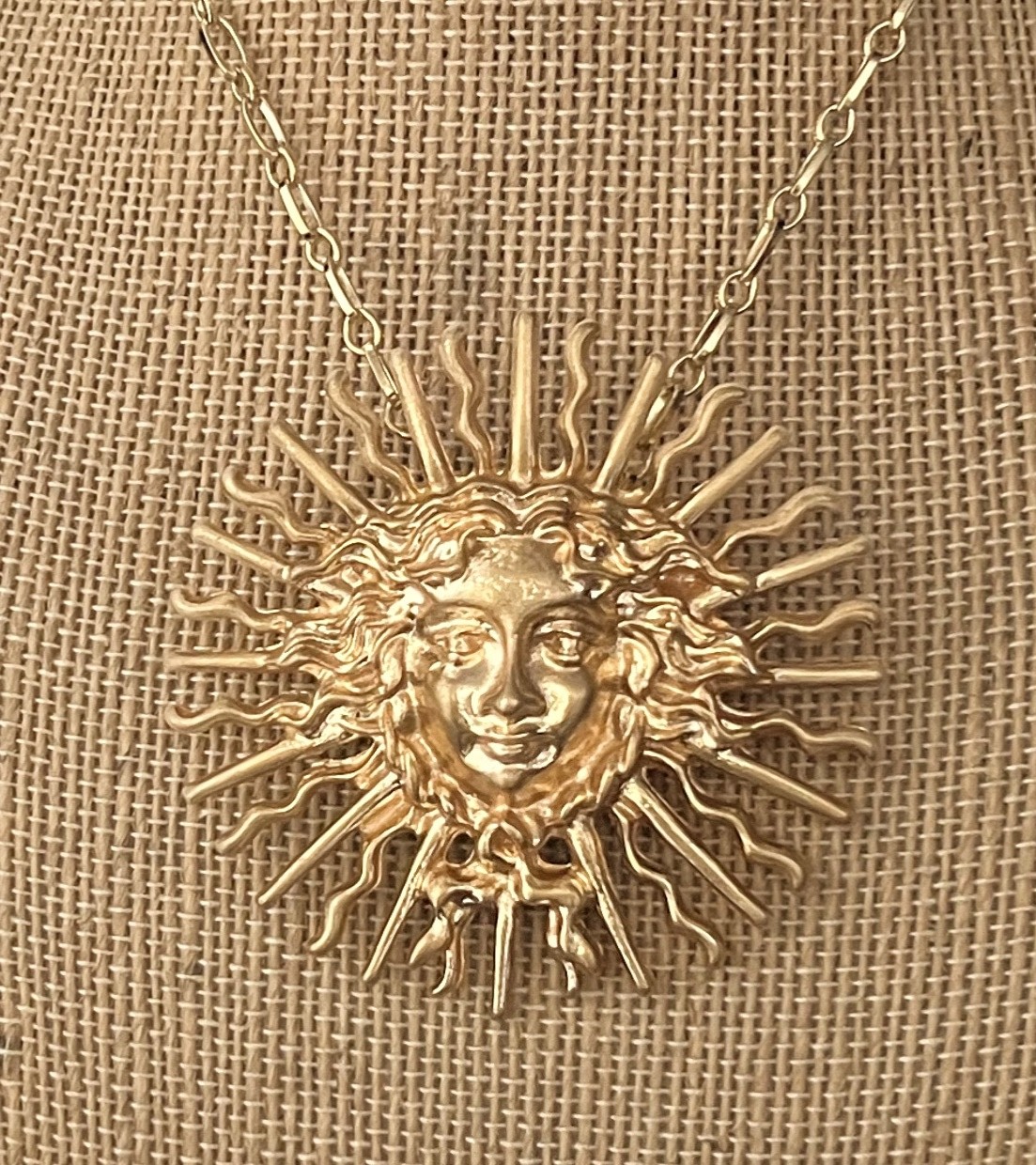 Medusa Necklace Art Nouveau Goddess Gorgon Pendant Art Nouveau Jewelry