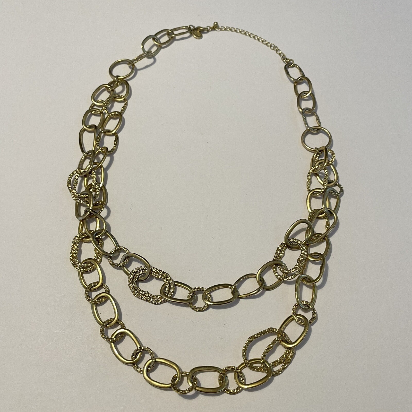 Francesca Visconti Stainless Steel Double Chain Necklace