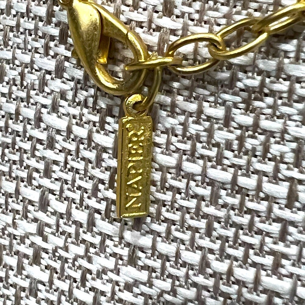 Napier Gold Chain Bead and Tube Fashion Necklace Choker