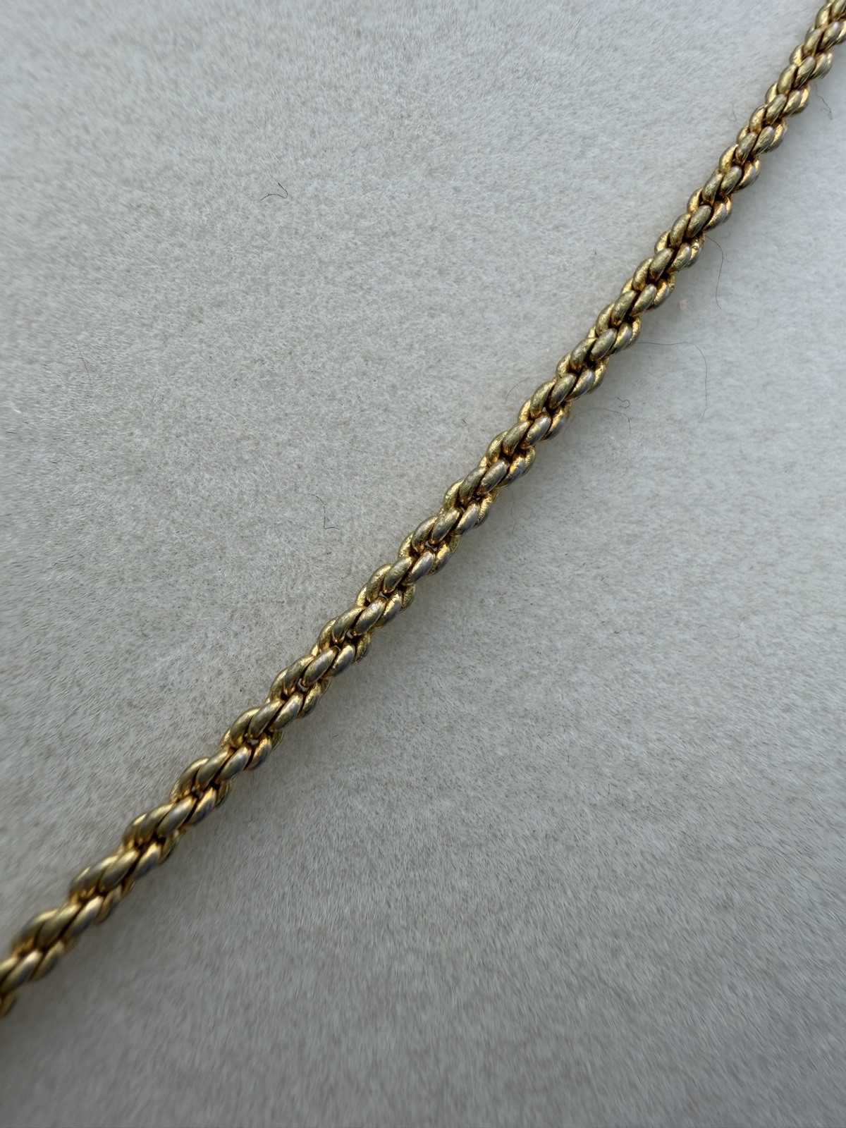 Authentic Vintage Christian Dior Necklace Emblem Round Circle Gold Plated 17.5”