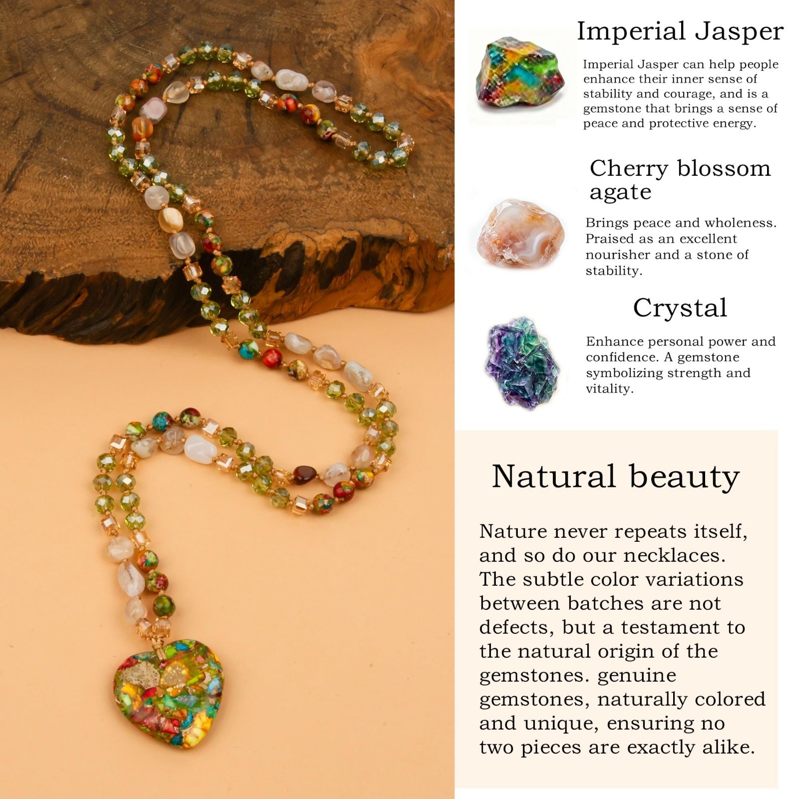 Boho Long Necklace for Women, Turquoise Waterdrop Pendant, Handmade Beaded Jewel