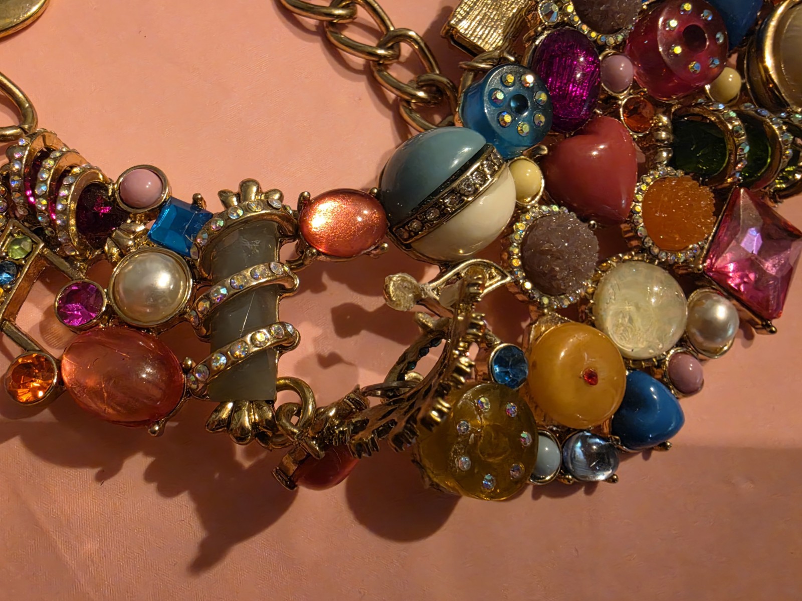 Betsey Johnson preowned Necklace with defects. Trolls Collection