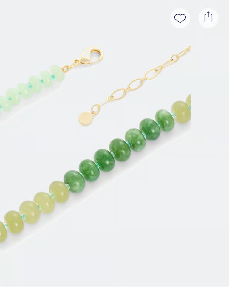 Panacea Green Stone Necklace