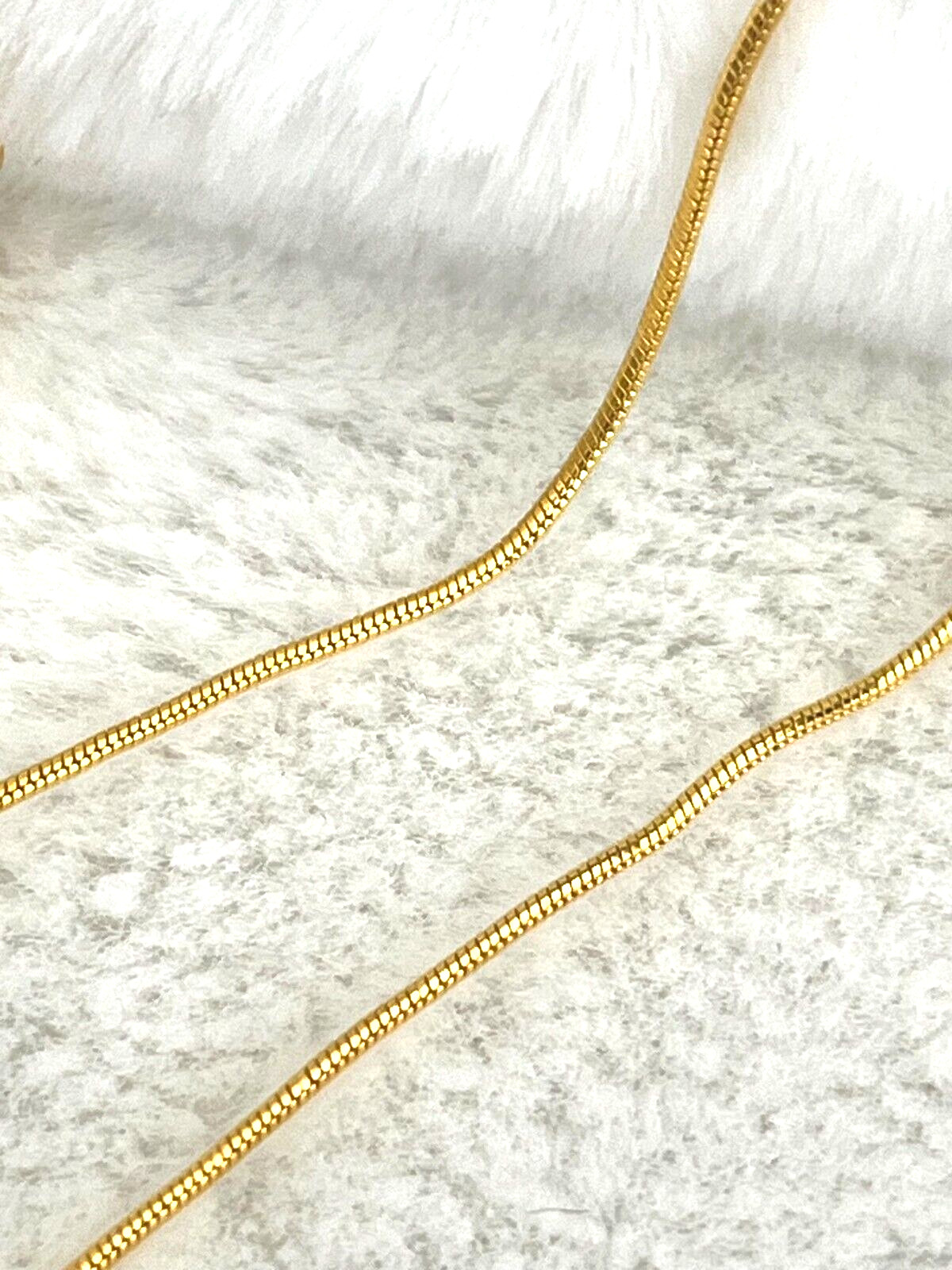 Men’s Women’s Elegant New 20″ Gold Tone 1.2mm Snake Chain Fits Pendant Necklace