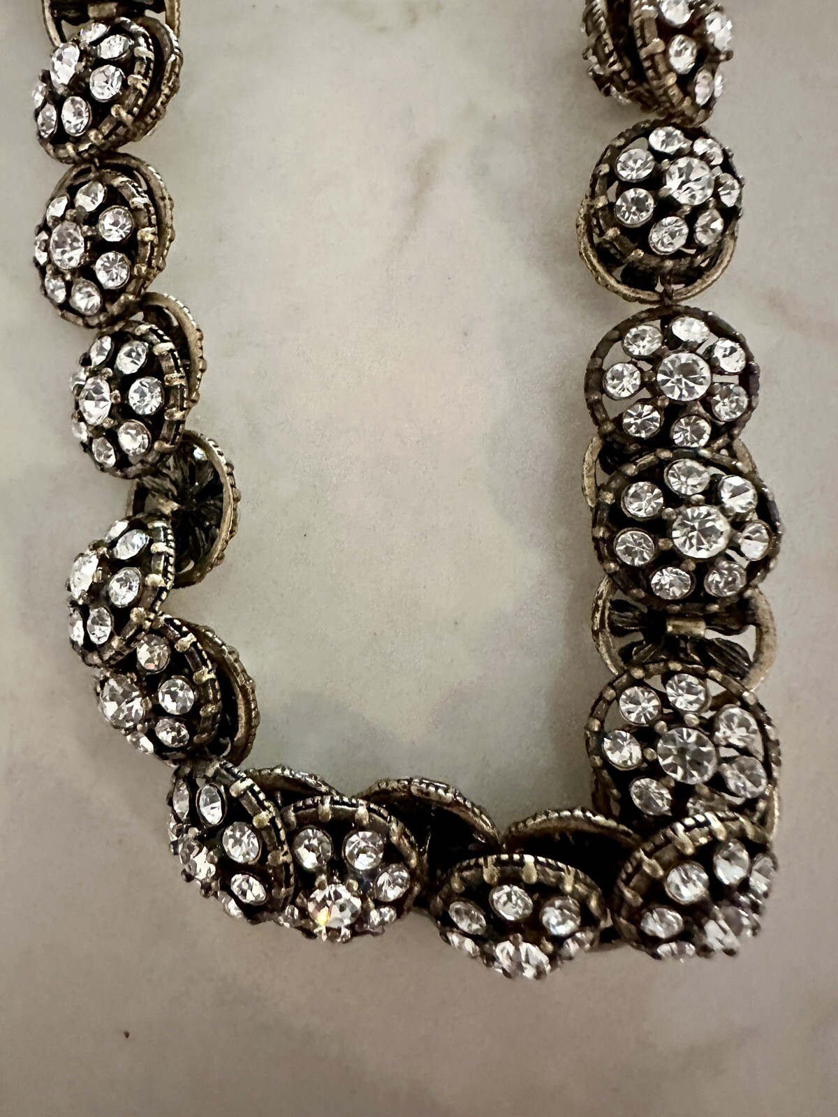 Club Monaco Rhinestone Statement Necklace, 26”