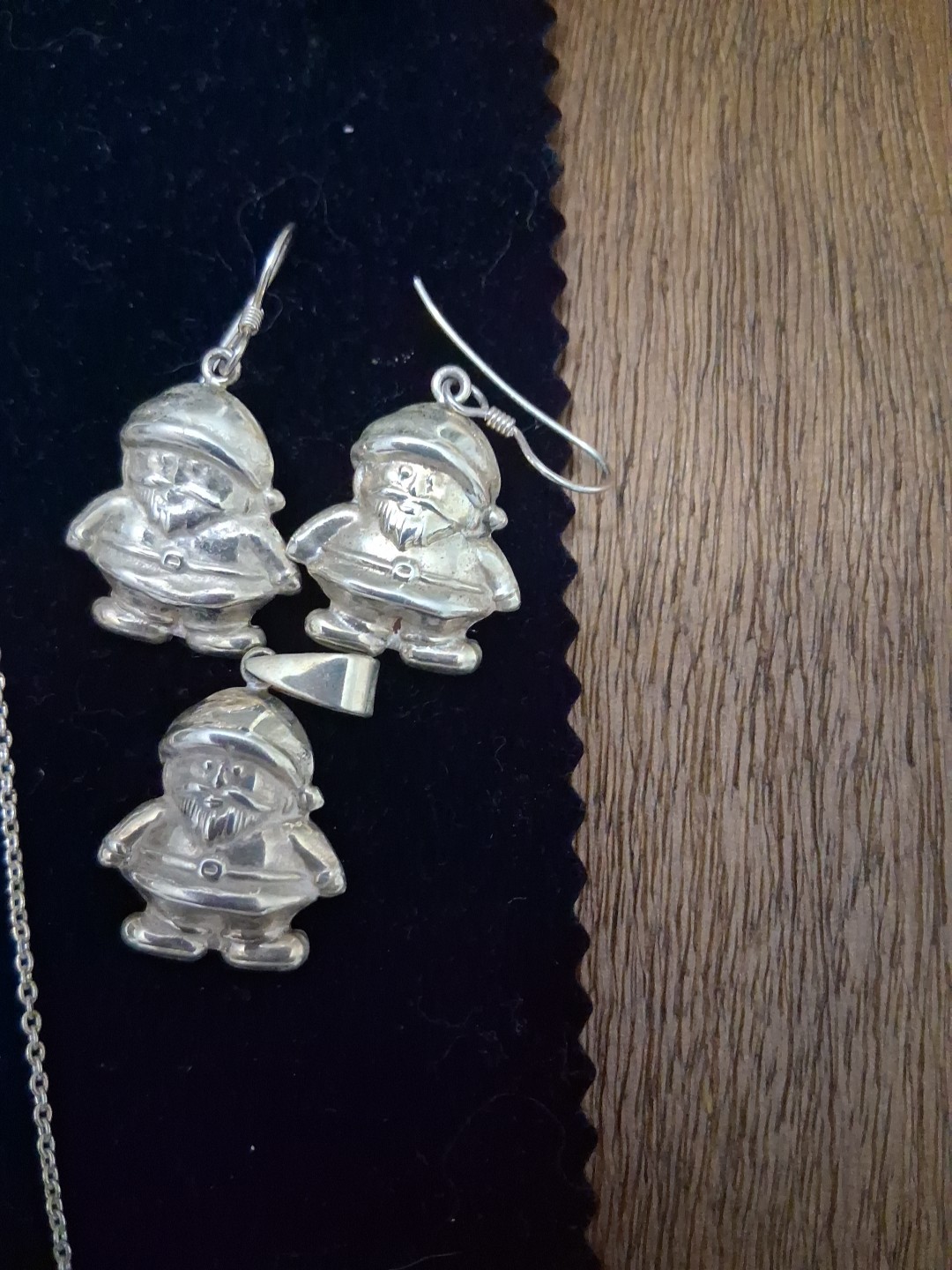 Sterling Silver stamped Chains, earrings And Pendent Necklaces