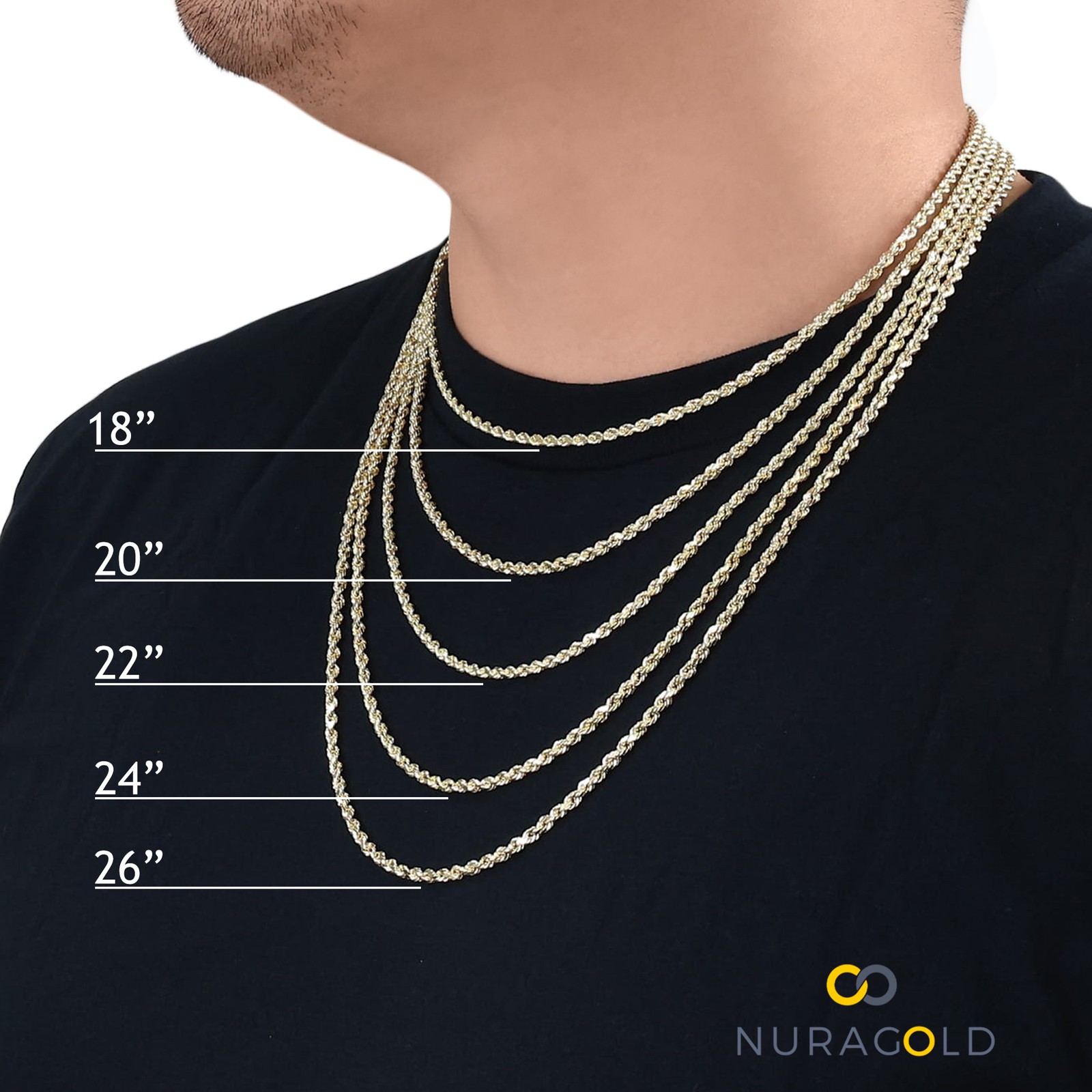 14K Yellow Gold Solid Franco 6mm Diamond Cut Spiga Wheat Chain Mens Necklace 26″